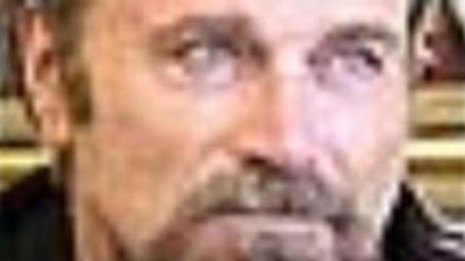 Italský herec Franco Nero v Praze - z TK před natáčením