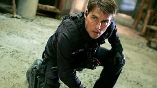 Tom Cruise v hlavní roli filmu Mission: Impossible IV 