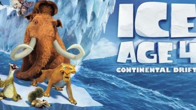 Animovaná Doba ledová 4 kralovala víkendové návštěvnosti