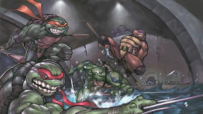 The-Teenage-Mutant-Ninja-Turtles-In-The-Sewers