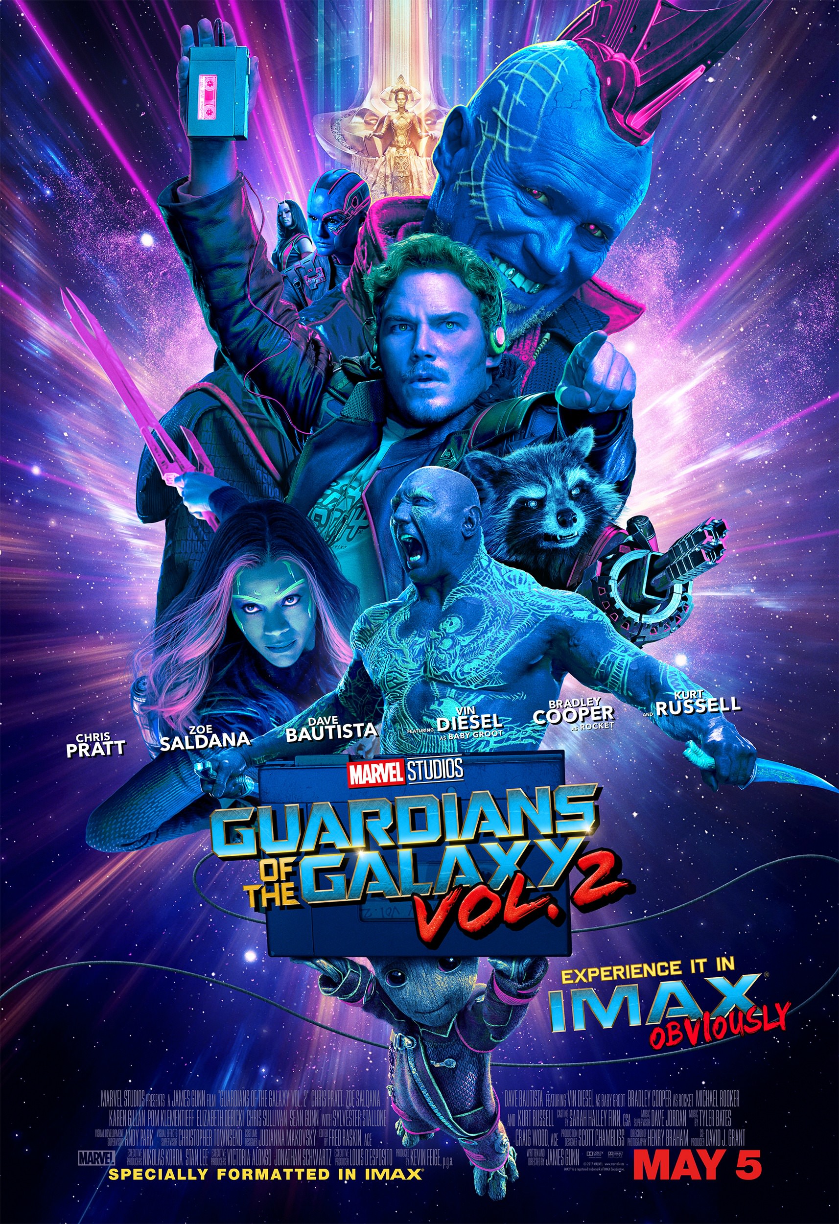 guardians of the galaxy vol 2 imax poster