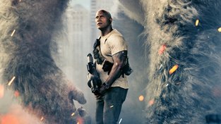 Velkofilm Rampage postaví Rocka proti třem naštvaným gigantům