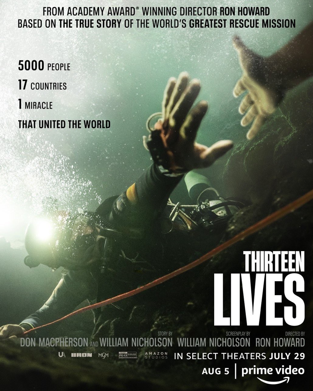 thirteen lives movie poster 2022