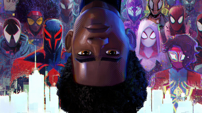 spider-man across the spider-verse miles moreales poster