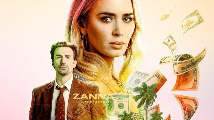 Obchodníci s bolestí představují Chrise Evanse a Emily Blunt v hodně nezvyklých rolích