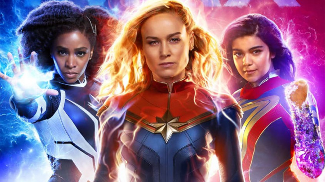 Krize Marvelu pokračuje, aktuální ženské trio v The Marvels se řítí k nejhoršímu komerčnímu výsledku studia